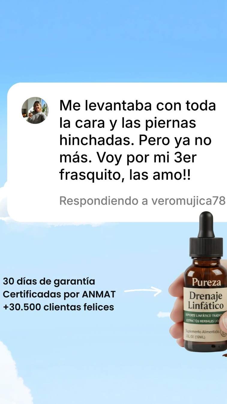Pureza Facebook ad: No es culpa de tu edad ni tu rutina. Es tu cuerpo pidiendo…