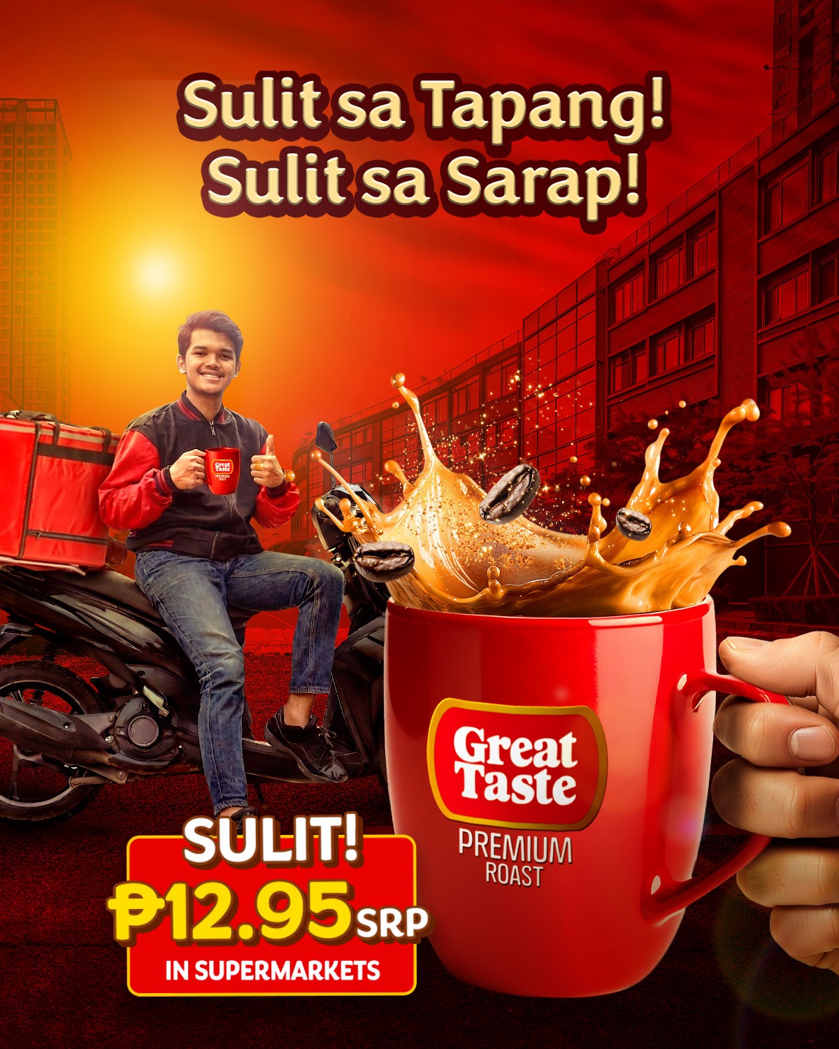 Great Taste Coffee Facebook ad
