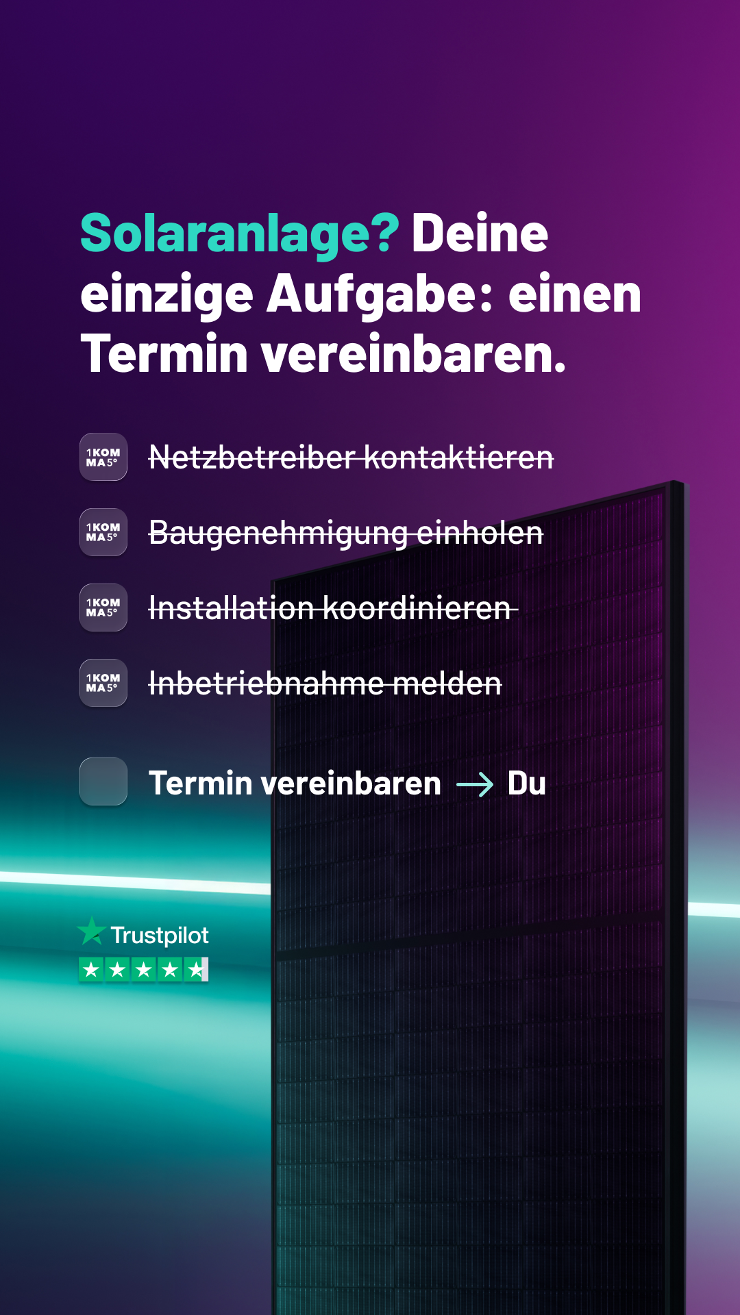 1KOMMA5GRAD Facebook ad