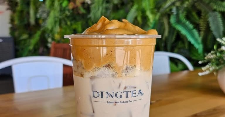 Ding Tea Arlington Facebook ad: High quality tea, milk tea, yakult, yogurt, flavored…