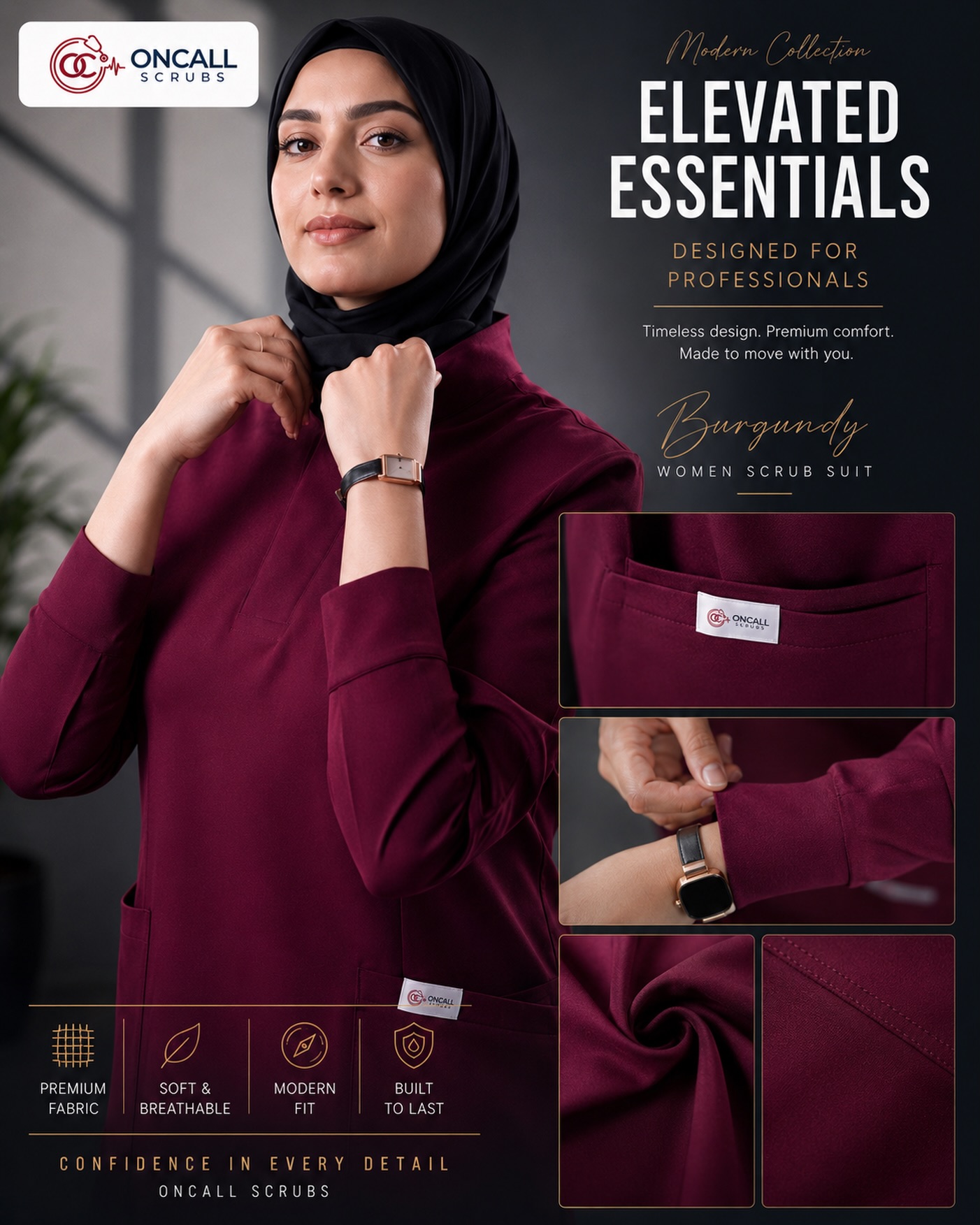 On Call Scrubs Jordan Facebook ad