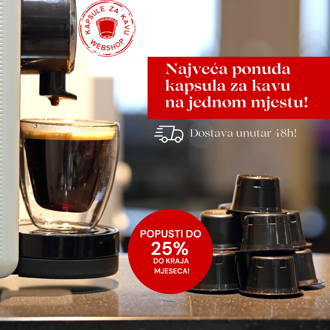 kapsulezakavu.hr Facebook ad: Dostavljamo kavu najpoznatijih brendova na vašu kućnu ili…