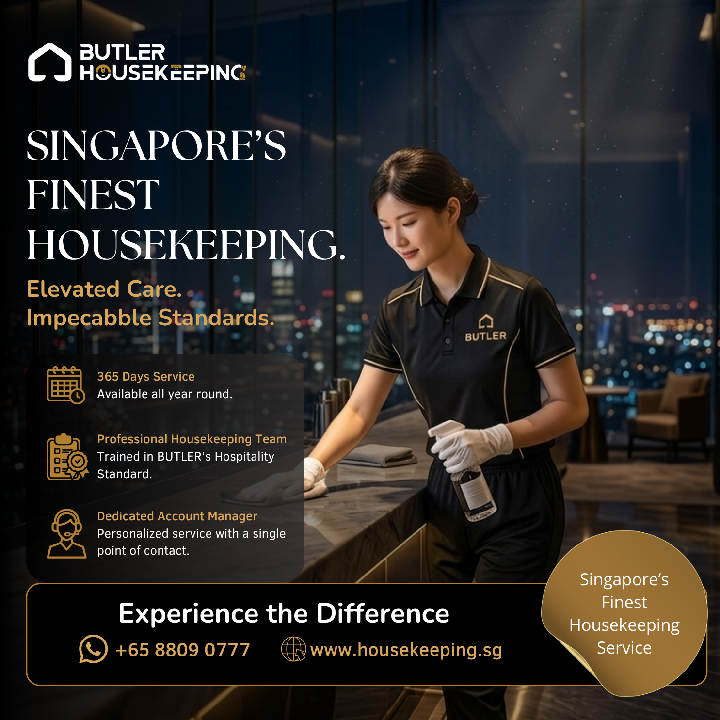 Butler Housekeeping Facebook ad