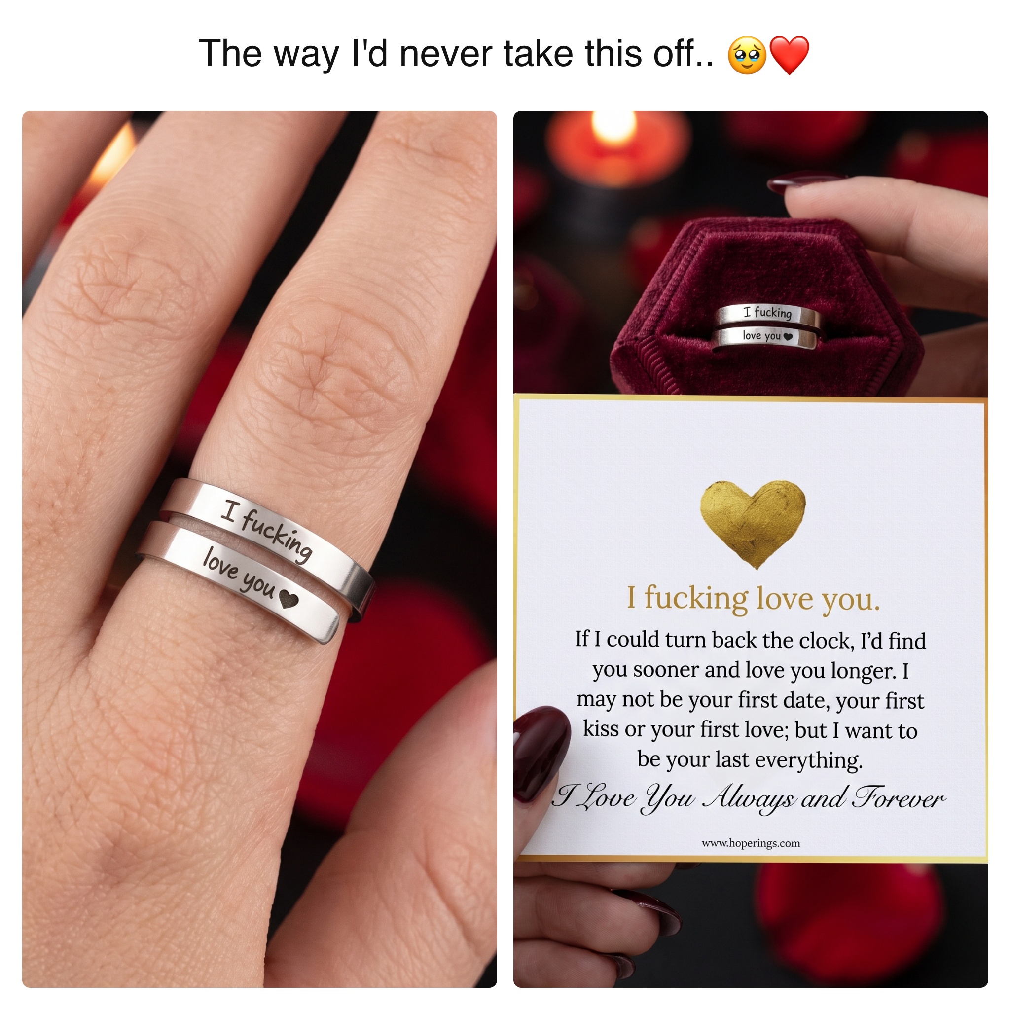 Hope Rings Facebook ad