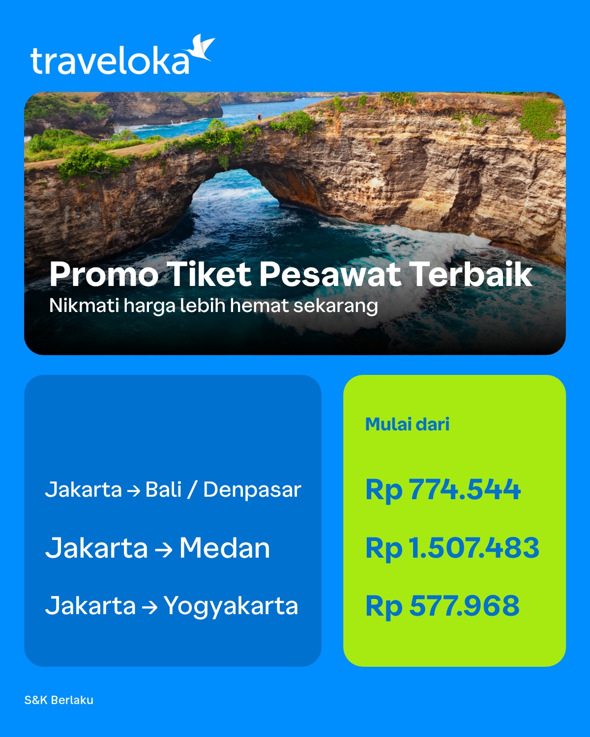 Traveloka Indonesia Facebook ad
