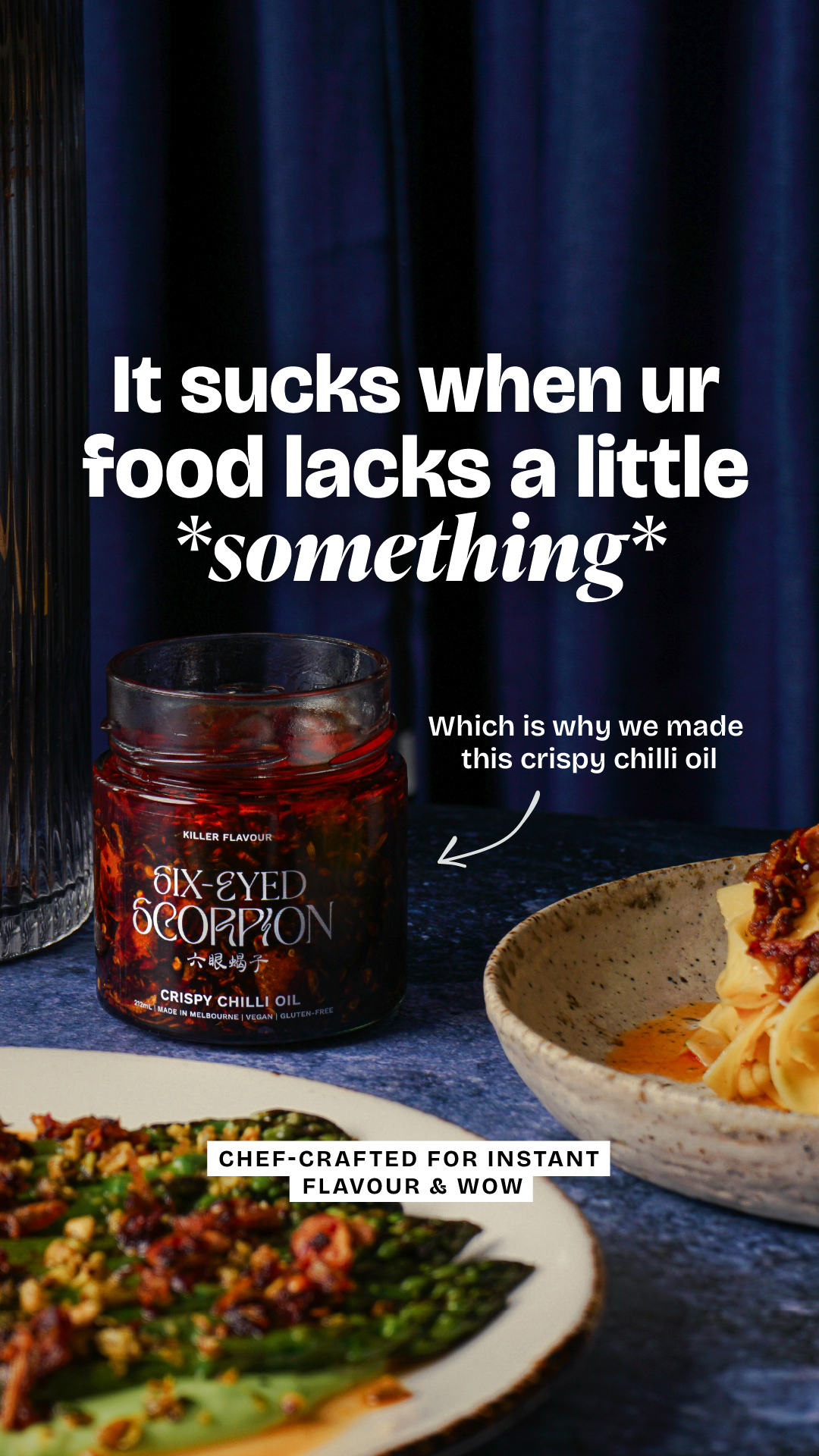 Six-Eyed Scorpion Facebook ad