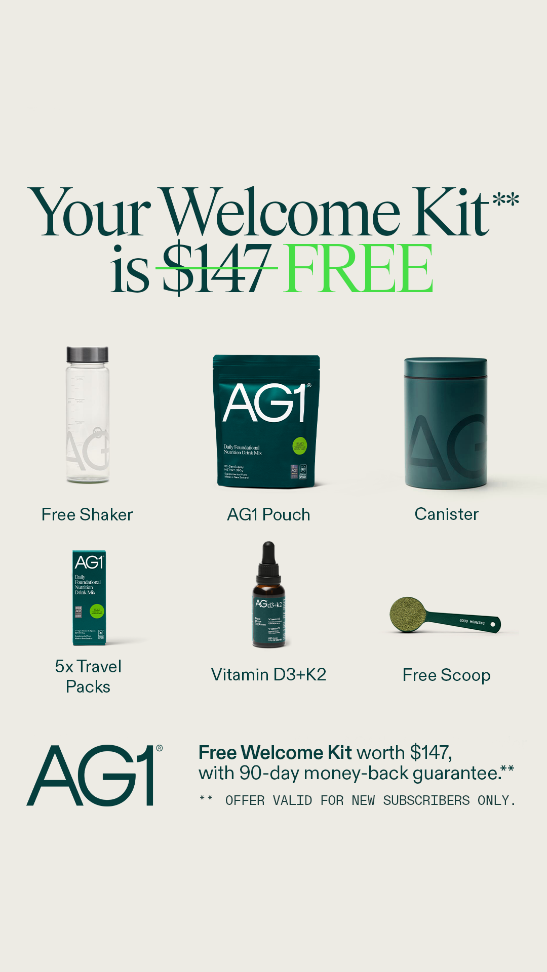AG1 by Athletic Greens Facebook ad