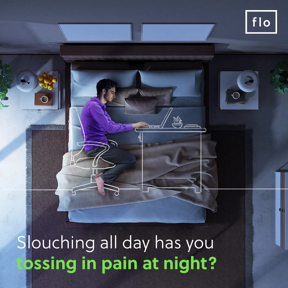 Flo Mattress Facebook ad: Free Delivery | 100 Nights Risk-Free Trial