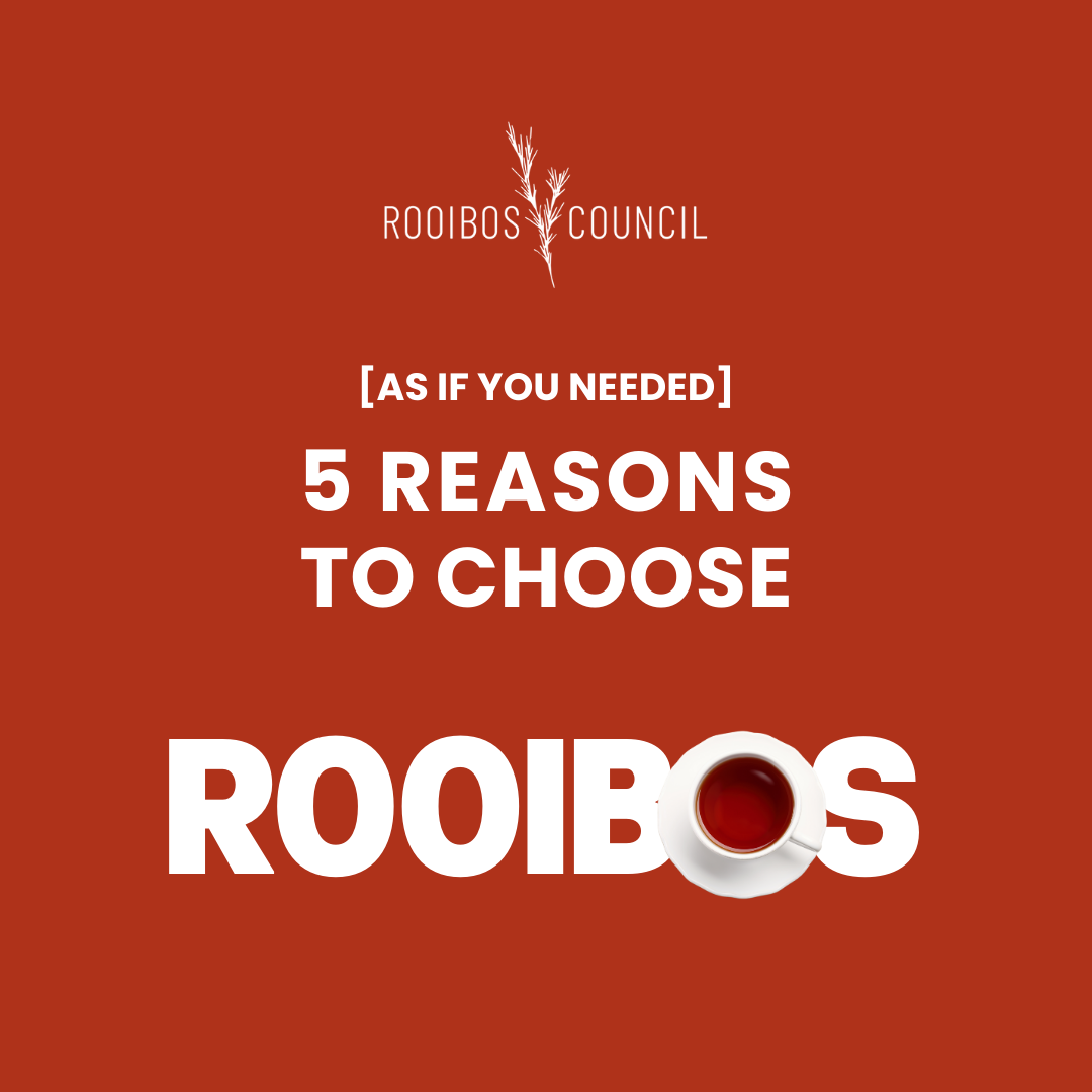 Rooibos Council Facebook ad: Explore why Rooibos stands out: a caffeine-free escape…