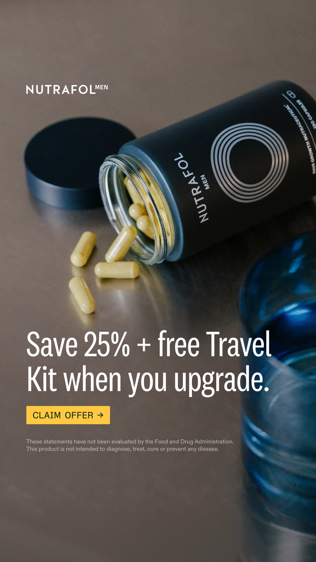 Nutrafol Men Facebook ad