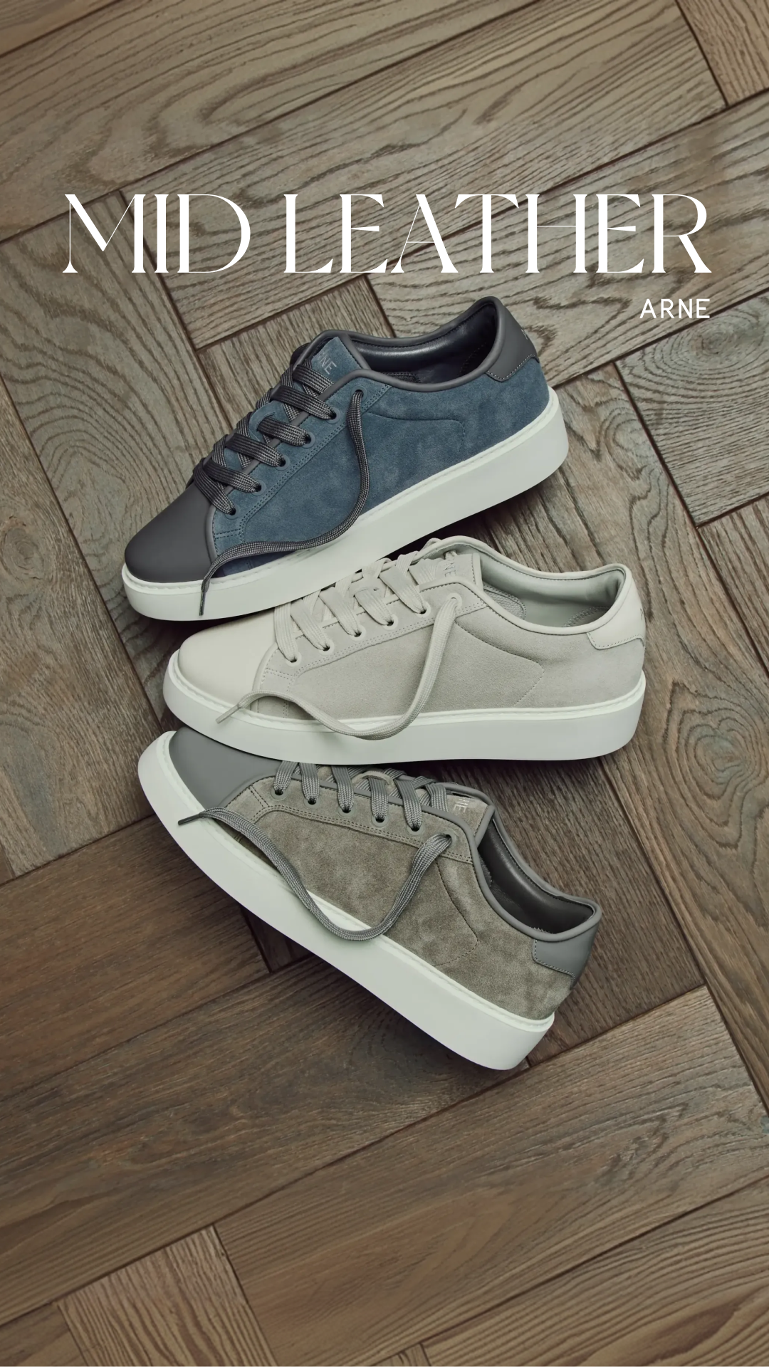 Arne Facebook ad: MID LEATHER TOE CAP