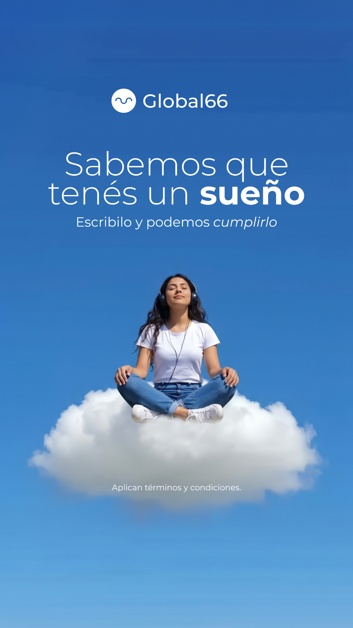 Global66 Facebook ad: Escribí tu sueño