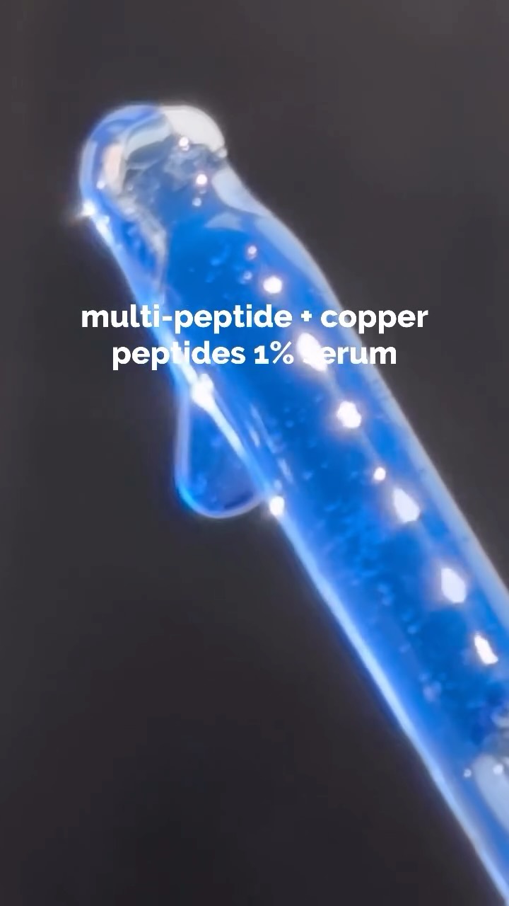 The Ordinary Facebook ad: Our Multi-Peptide + Copper Peptides 1% helps to…