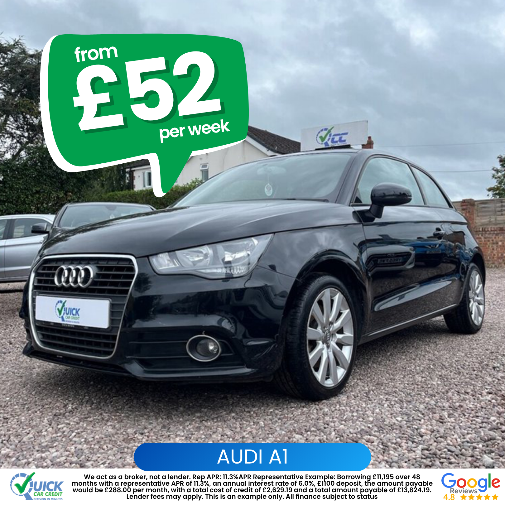 Quick Car Credit - UK Facebook ad