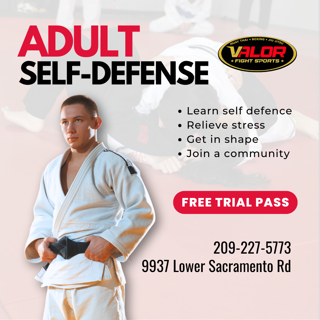 Valor Training Center Facebook ad: Adult Jiu Jitsu | Free Trial Pass
