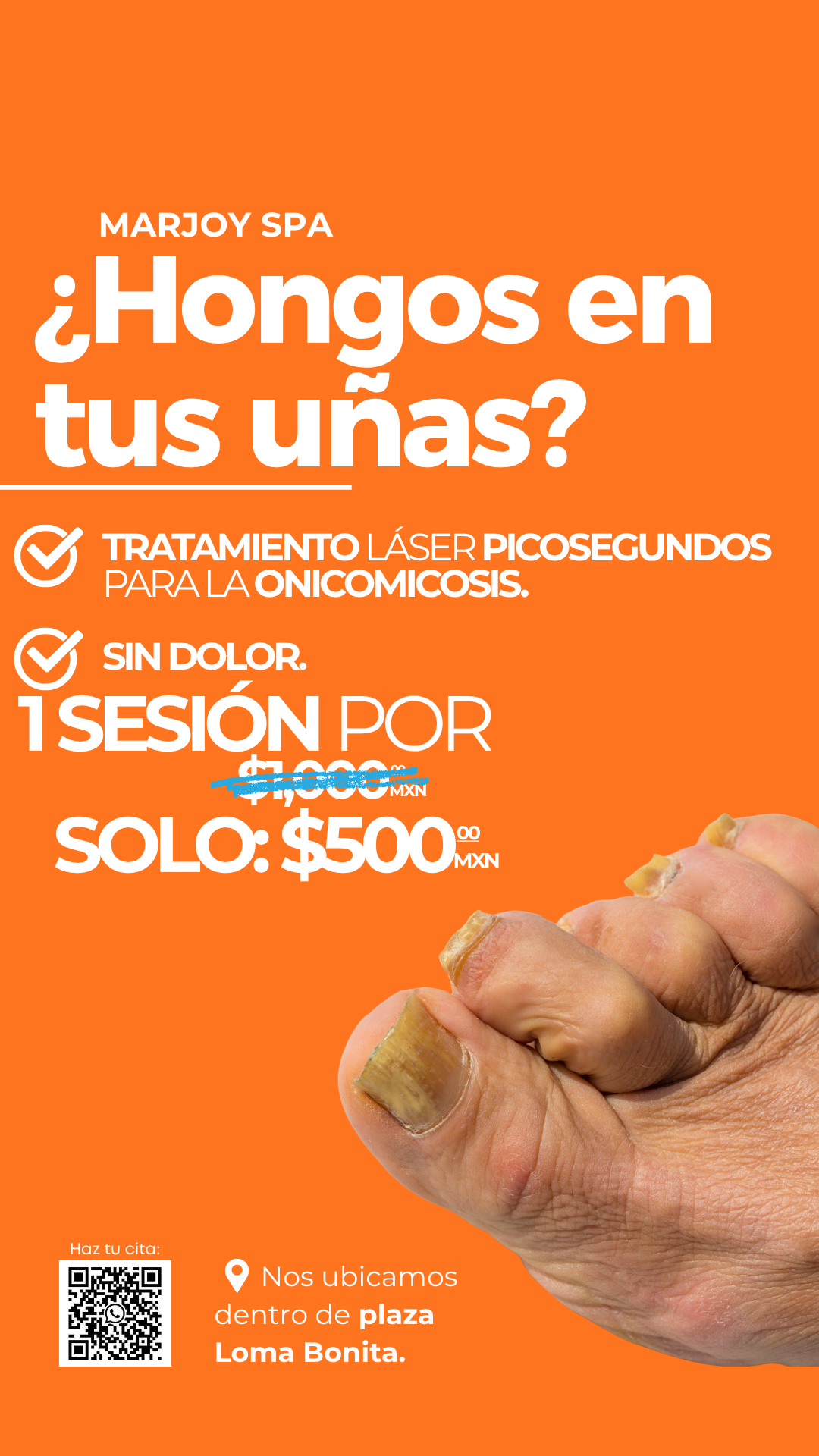 Marjoy Cosmetología & SPA Facebook ad from May 11, 2026