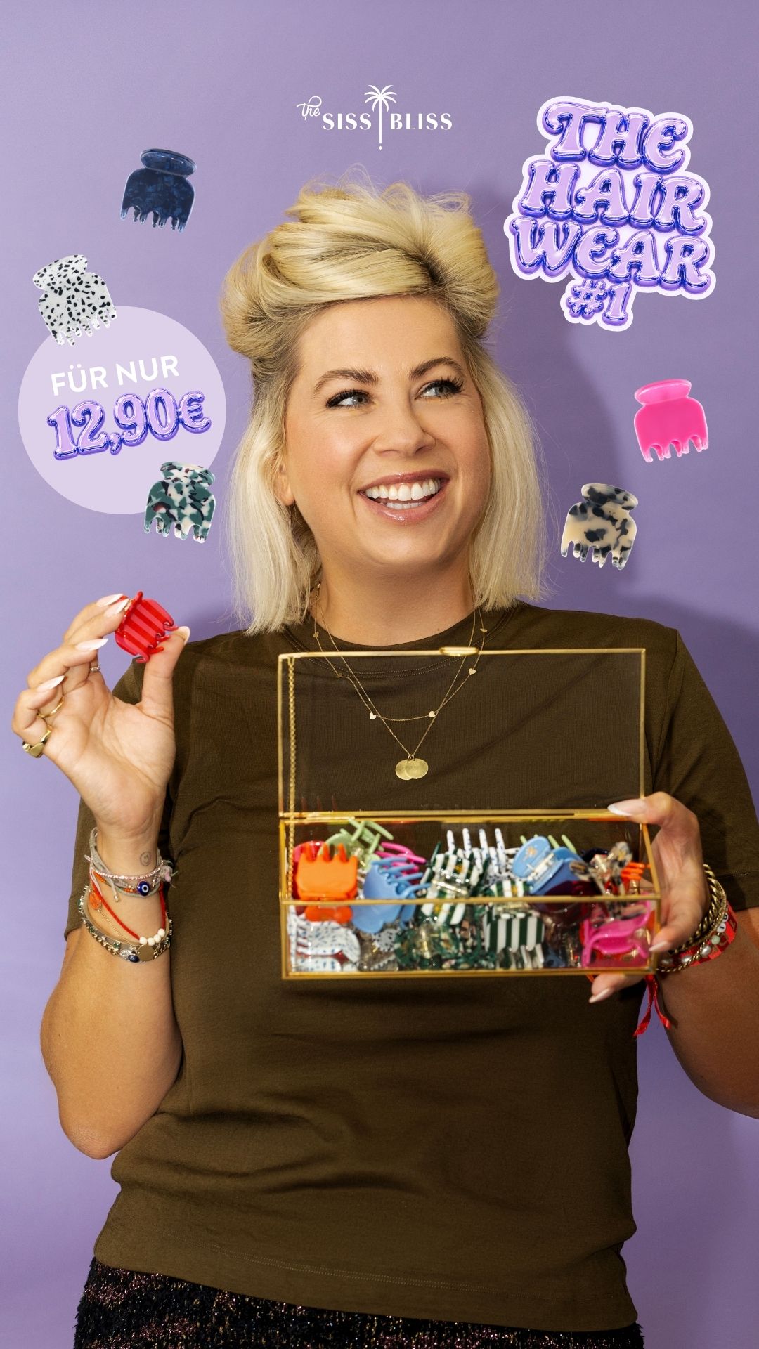 The SISS BLISS Facebook ad: Deine Gratis-Kette wartet.