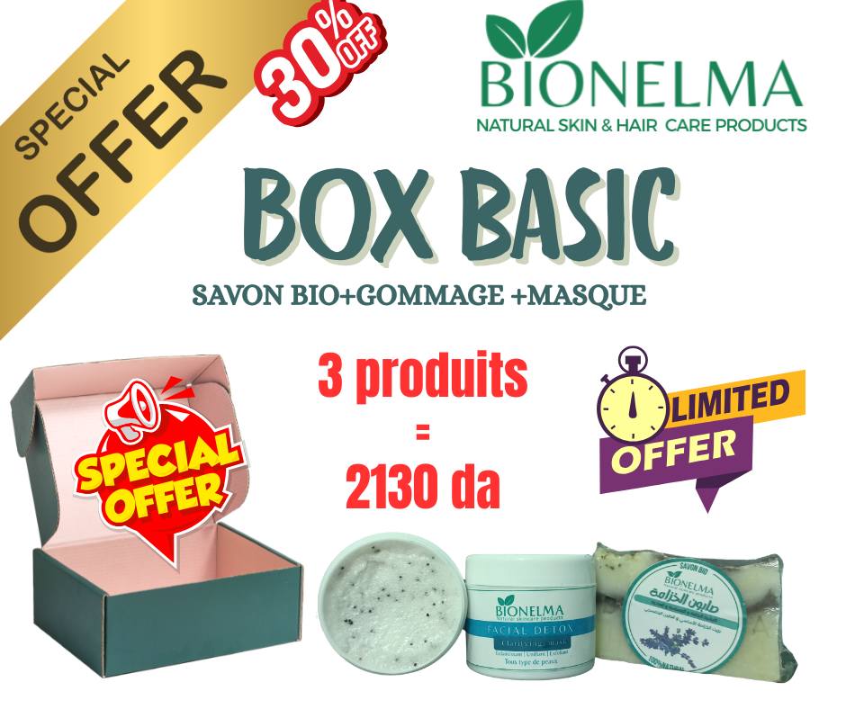 Bionelma natural skincare products Facebook ad