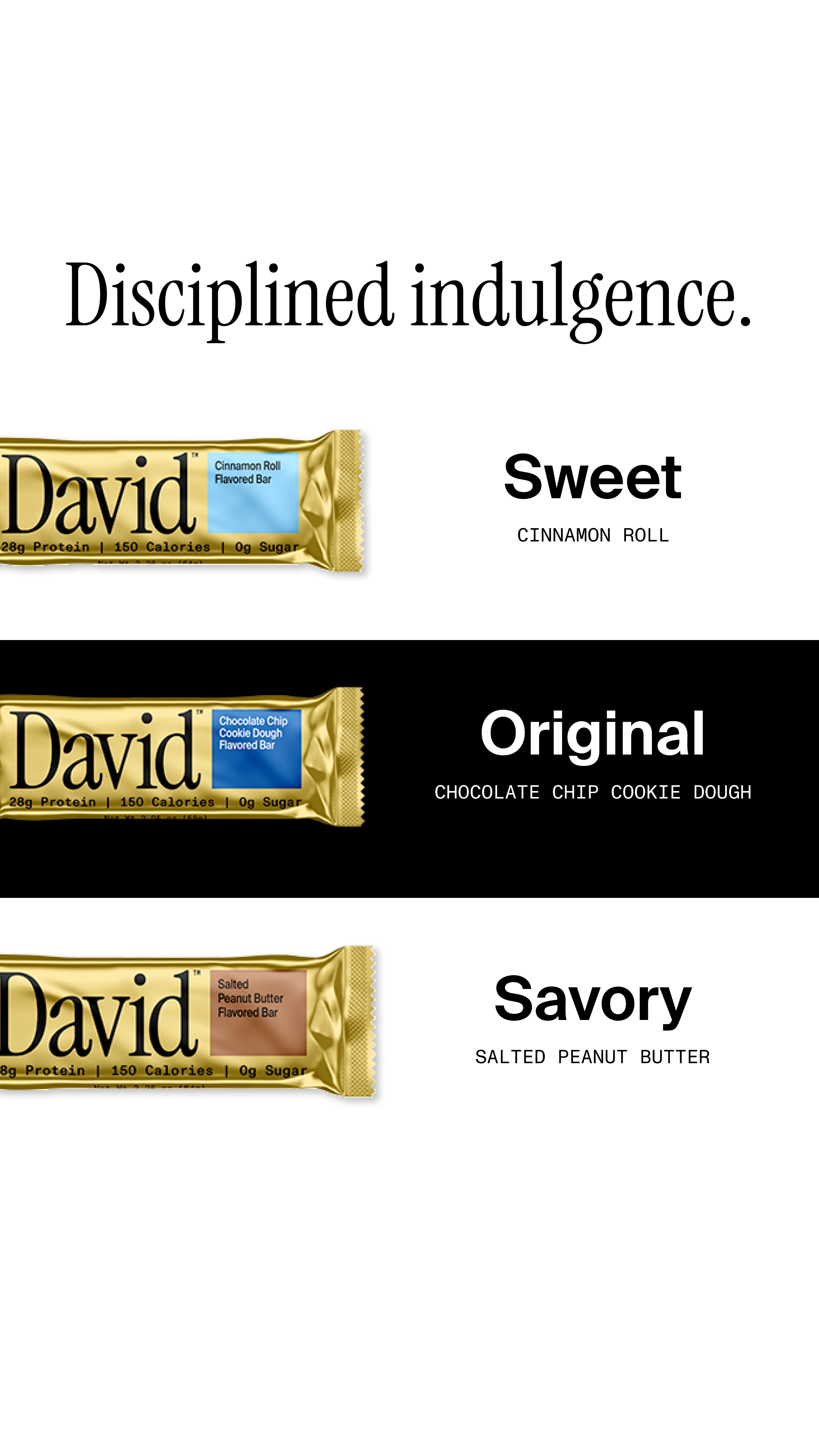 David Protein Facebook ad