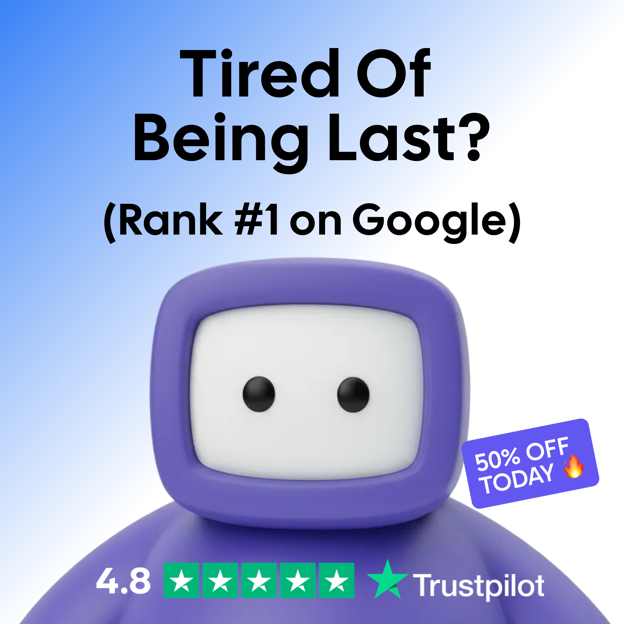 Soro SEO Facebook ad: Rank #1 on Google