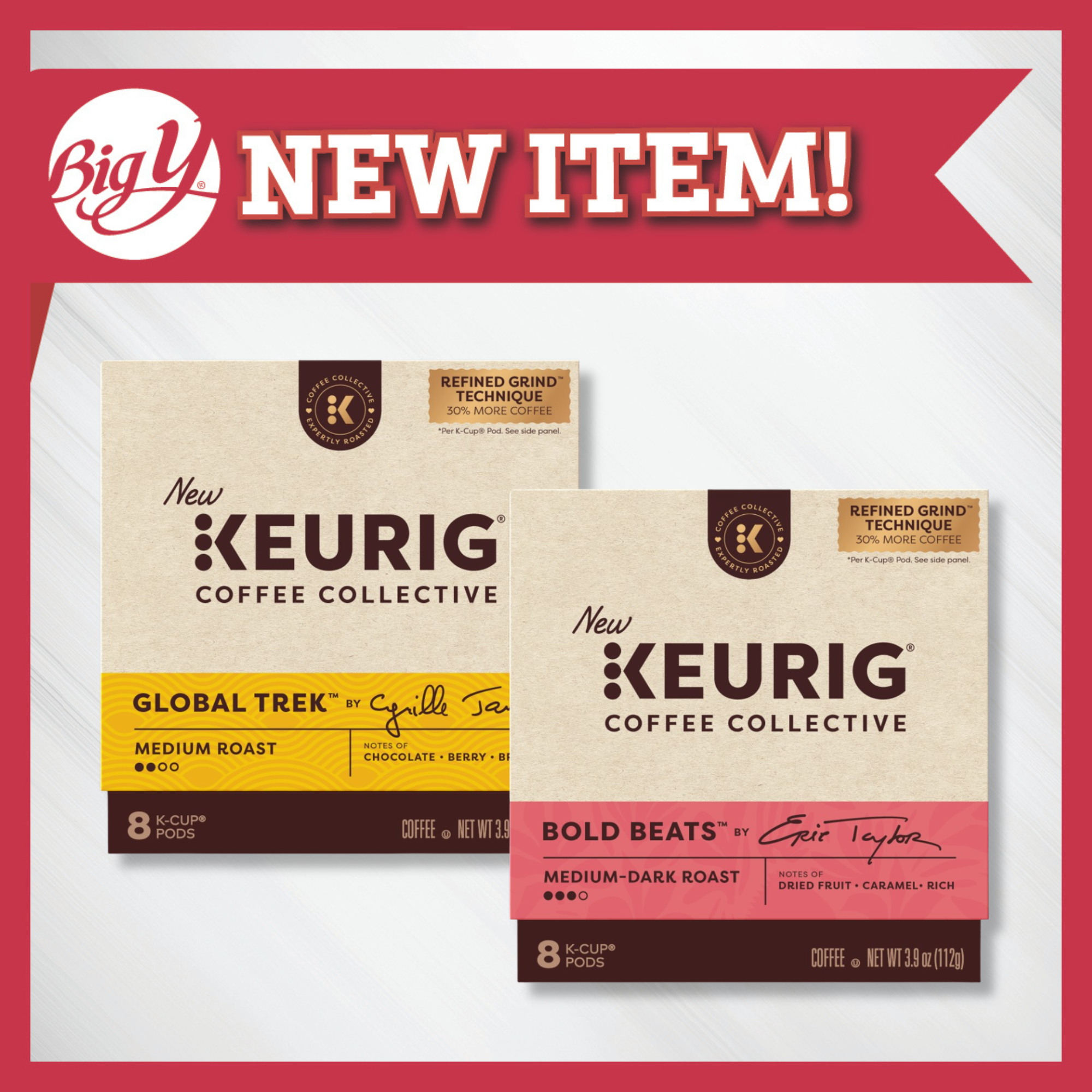 Big Y World Class Market Facebook ad: Big Y has NEW and EXCITING items now…