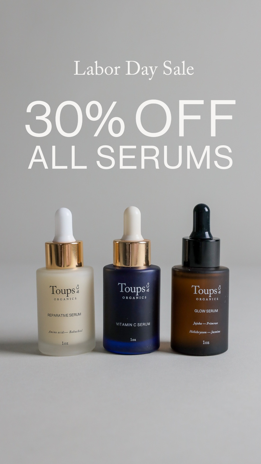Toups and Co Organics Facebook ad