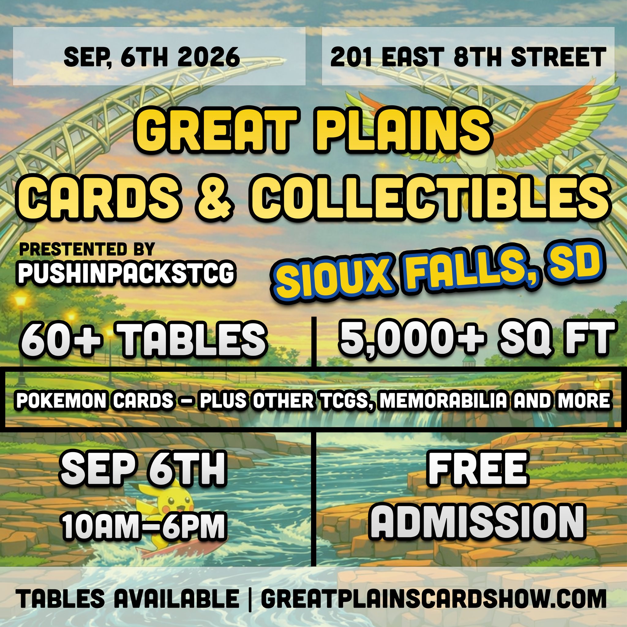 Pushinpackstcg Facebook ad: SIOUX FALLS!