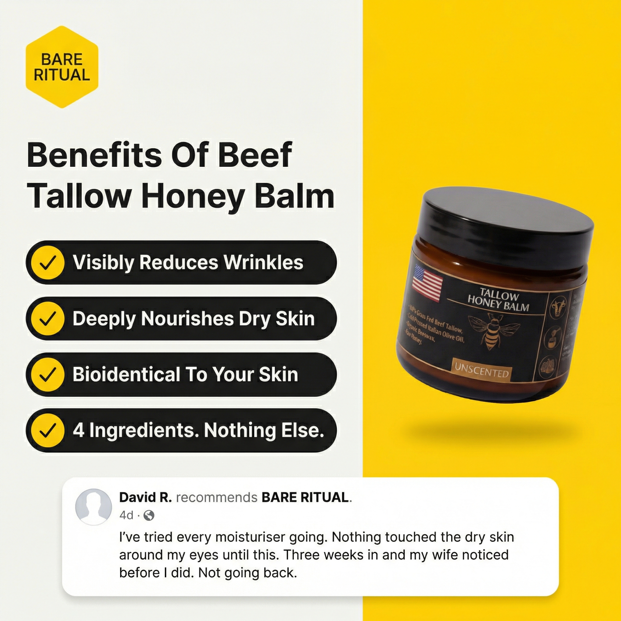 Bare Ritual Facebook ad