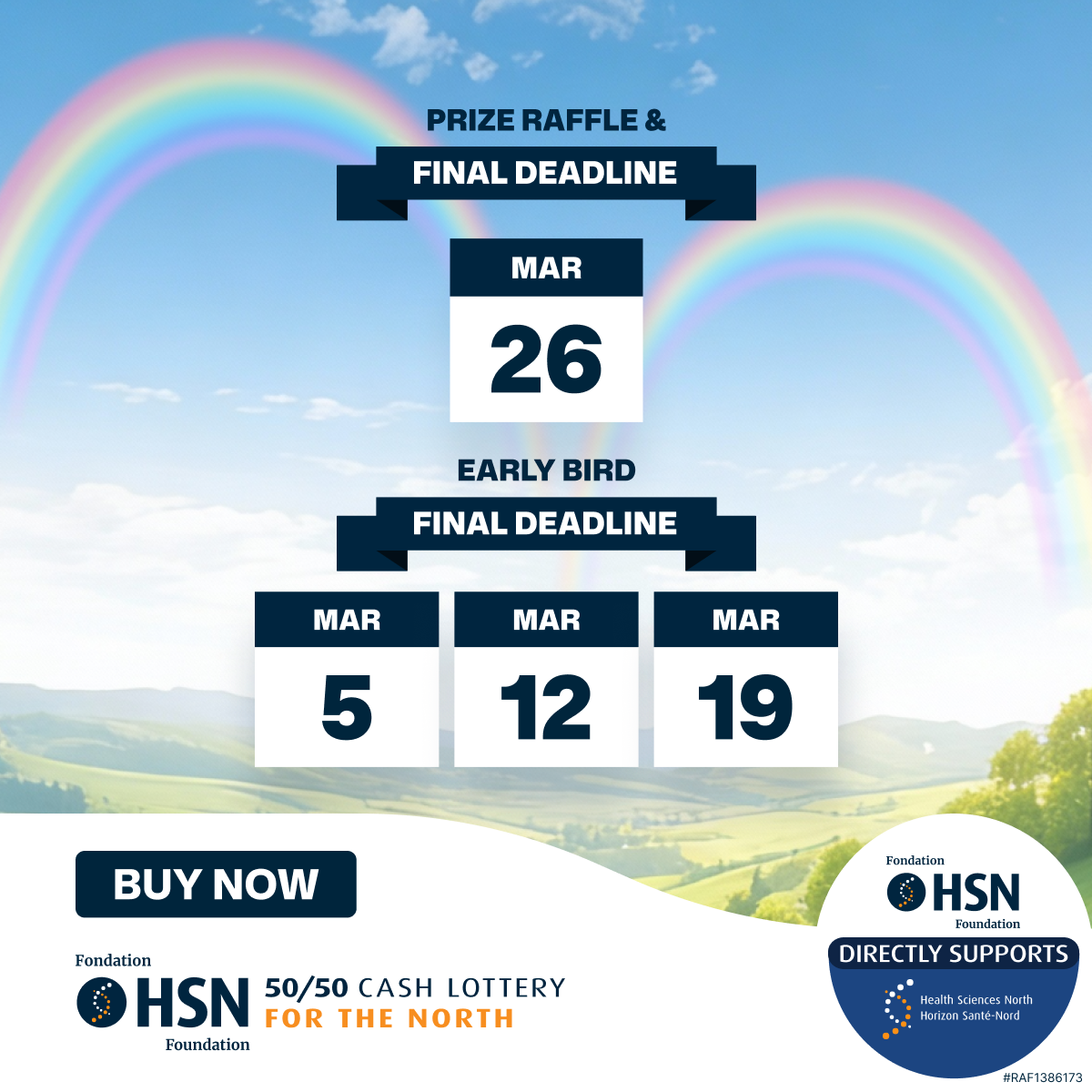 HSN 50/50 Facebook ad