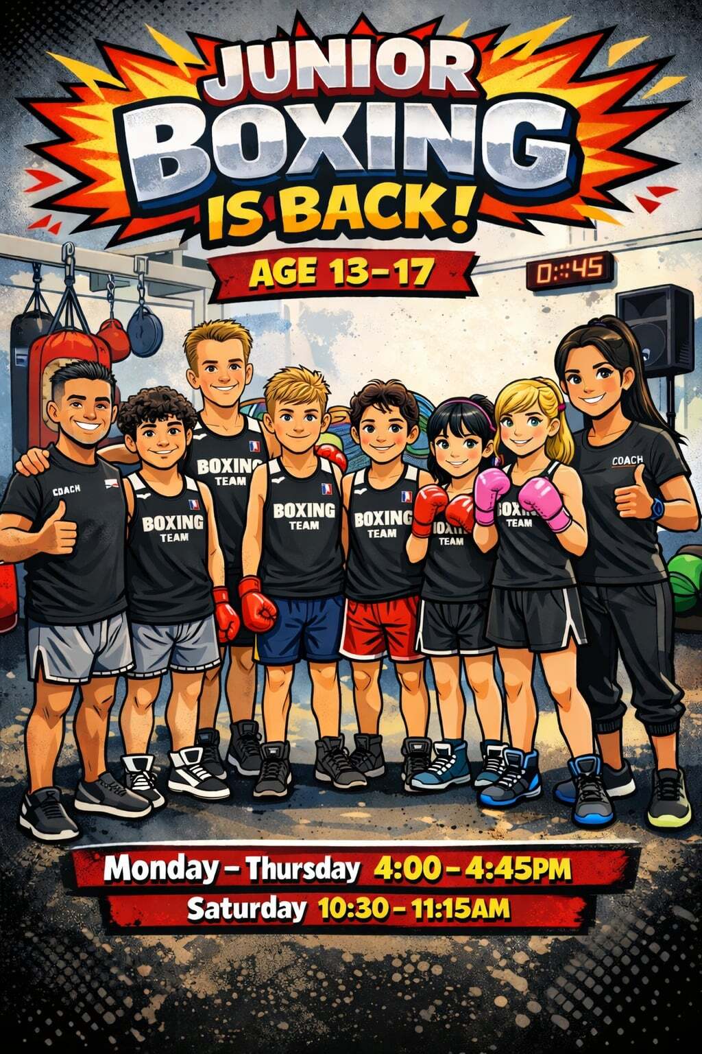 Champions Gym Facebook ad: Instagram