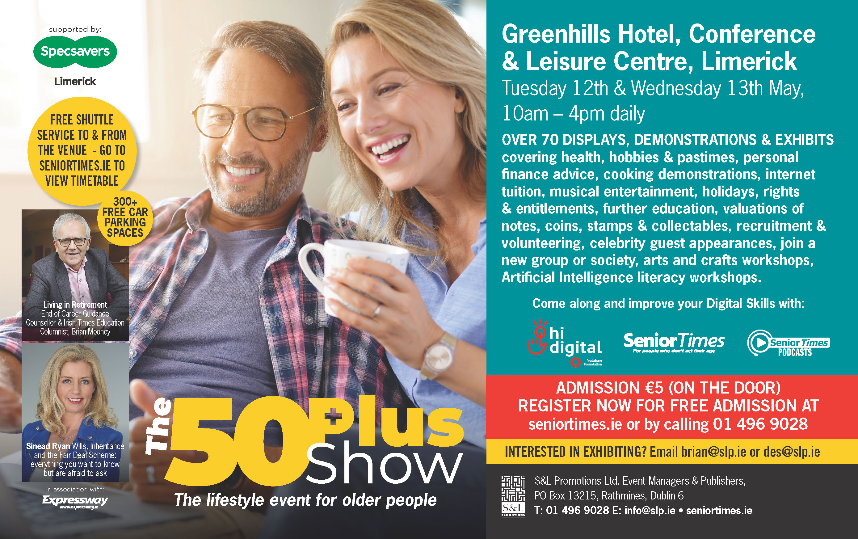 Senior Times LIVE Facebook ad: 50 Plus Show Limerick