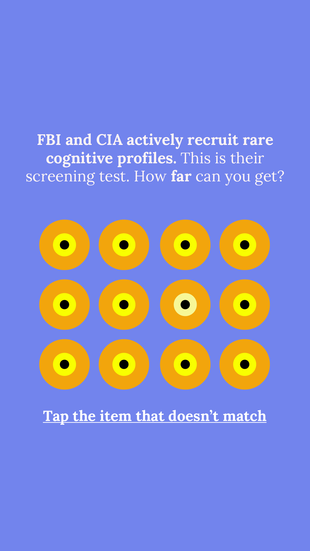 Brain Health Check Facebook ad