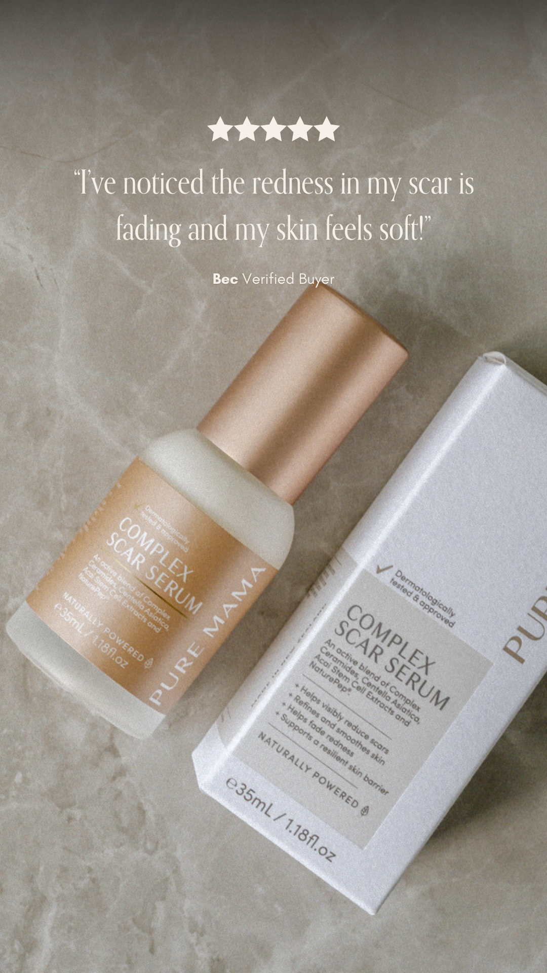 PURE MAMA Skincare Facebook ad