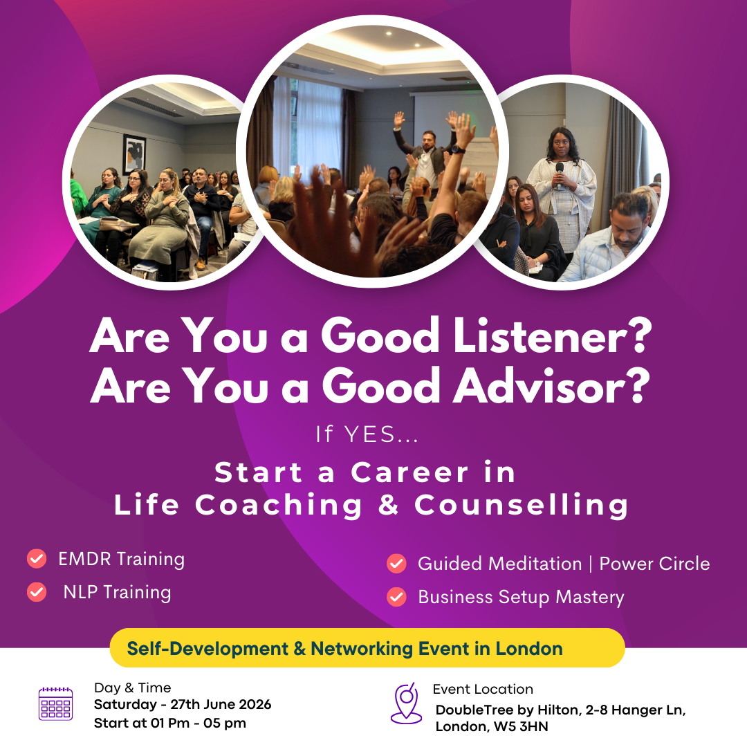 Abdur Rehman - Coach Facebook ad: Become a Life Coach Event