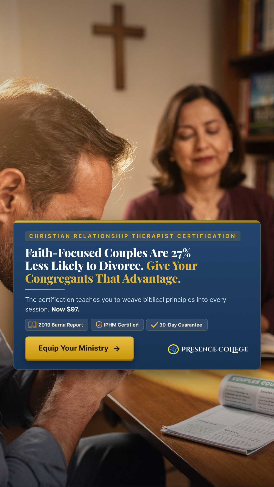Presence College Facebook ad
