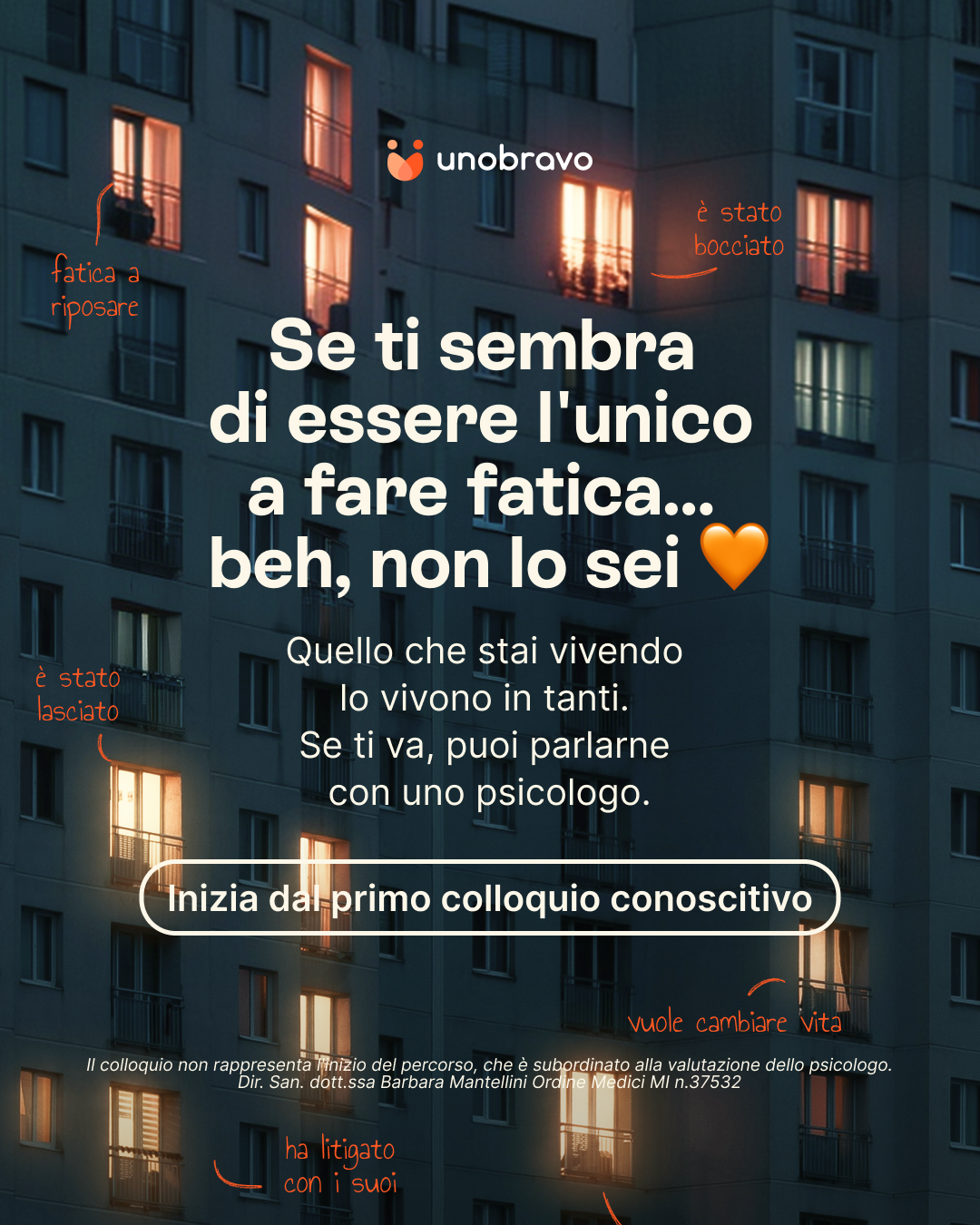 Unobravo Facebook ad
