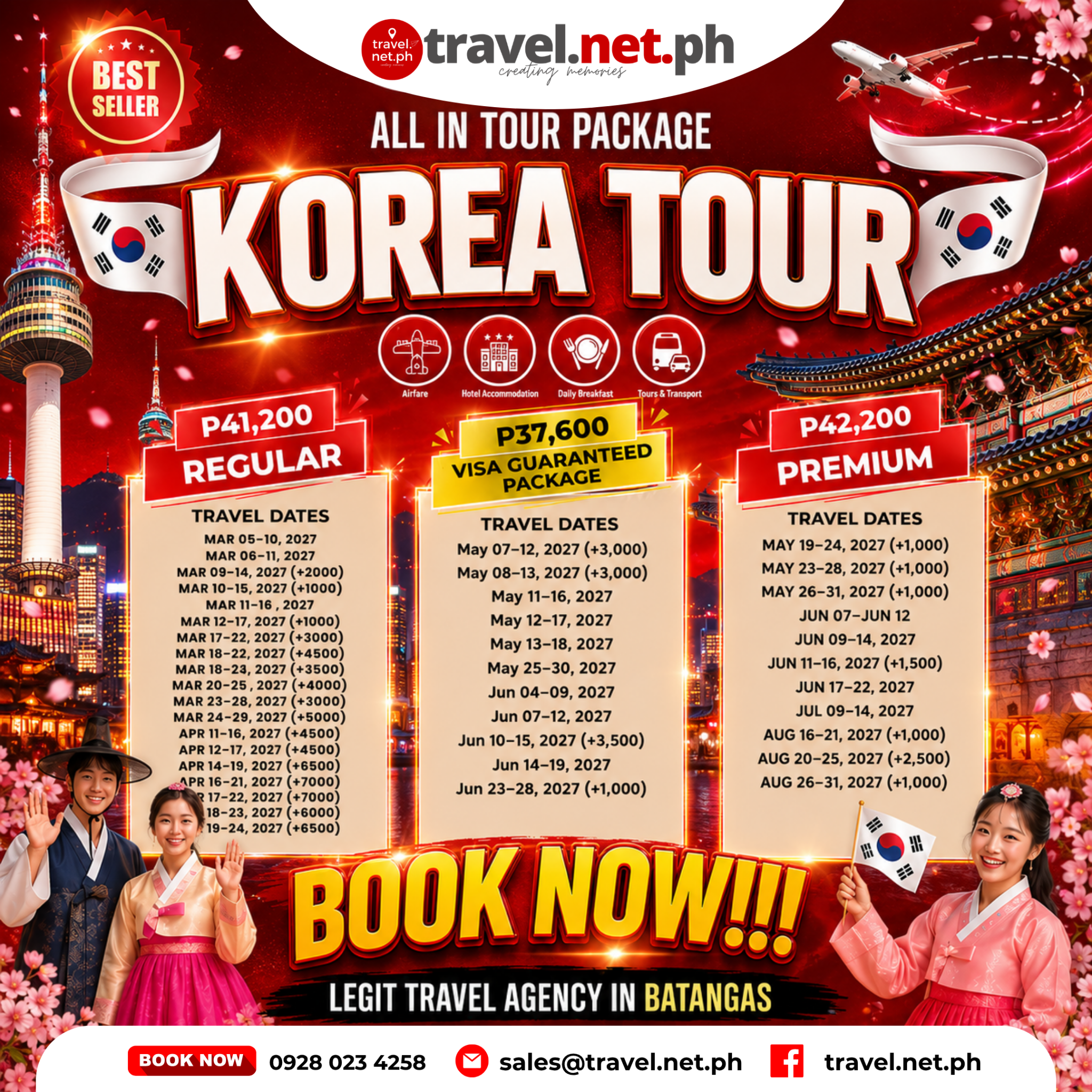 Travel.Net.Ph Facebook ad: INSTALLMENT ACCEPTED