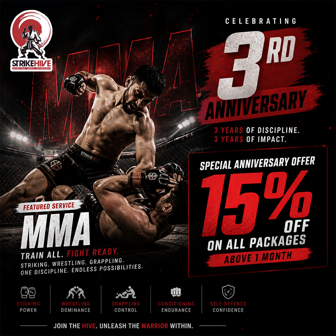 StrikeHive Martial Arts Academy Facebook ad