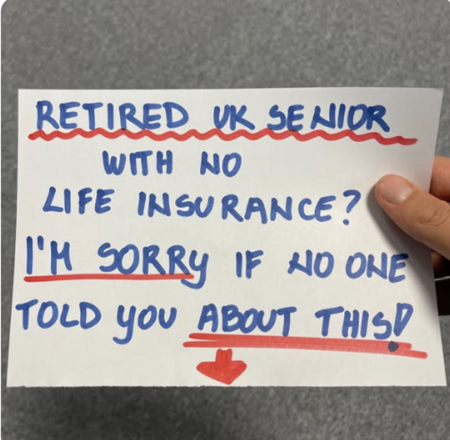 Insurance UK Facebook ad