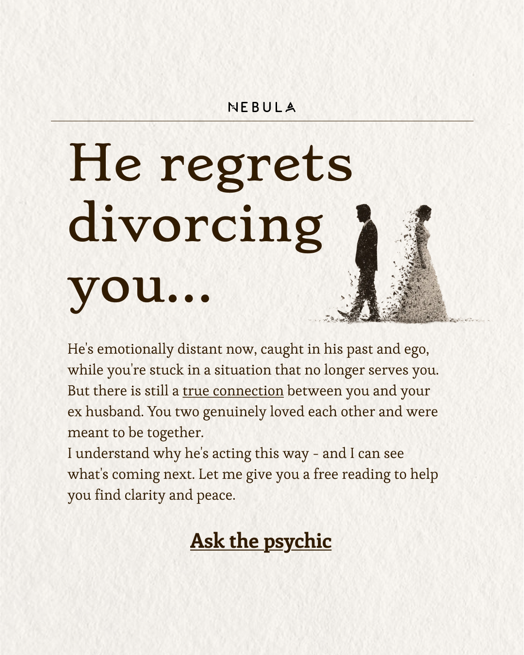 Your Relationship Advisor Facebook ad