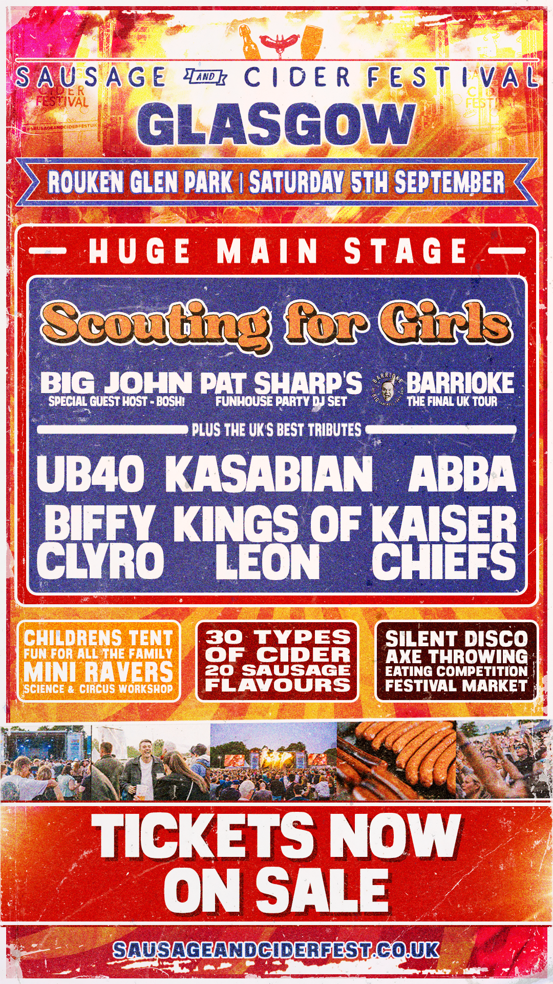 Sausage & Cider Festival - Glasgow Facebook ad from May 29, 2026