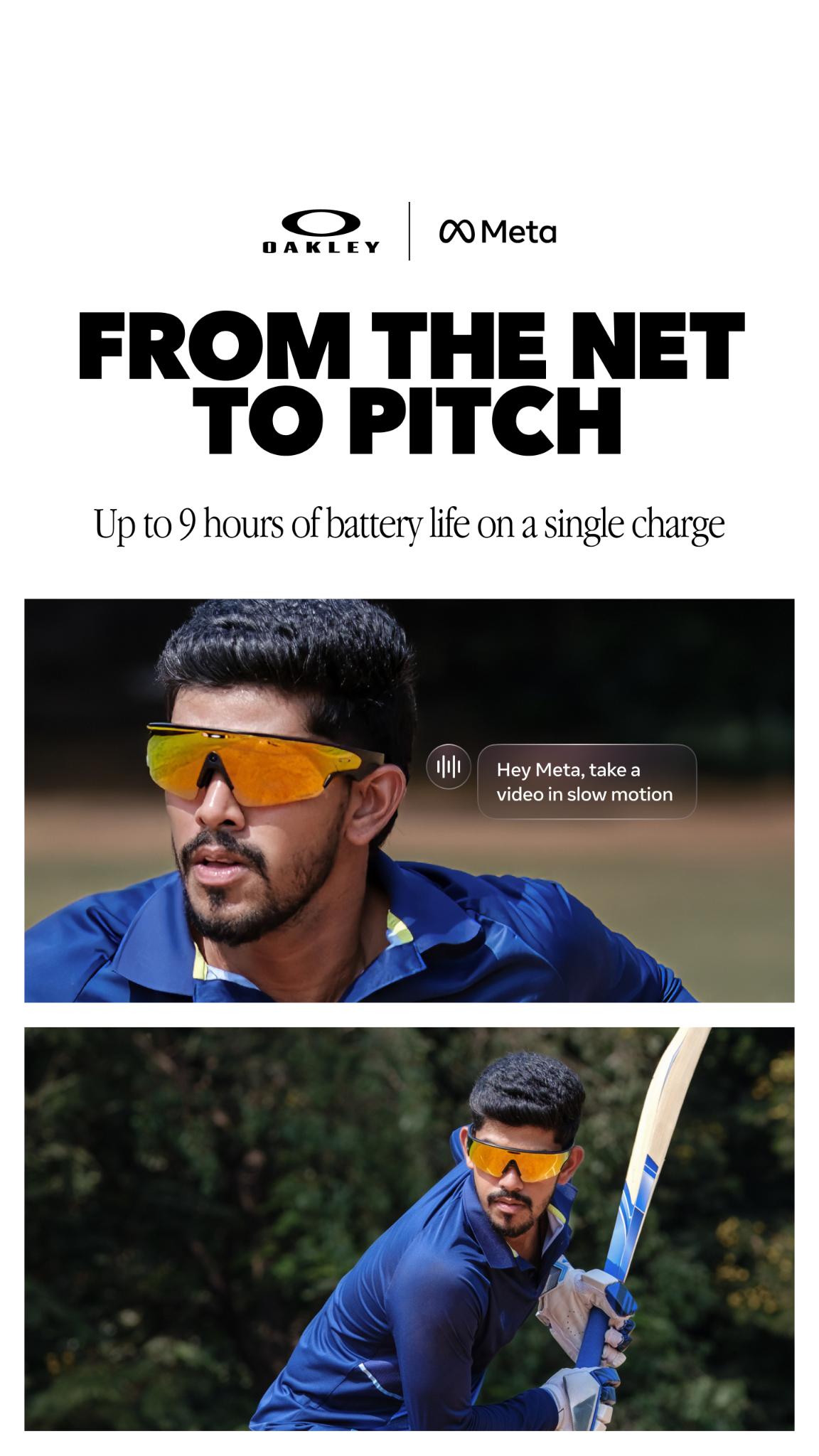 Oakley Meta Facebook ad