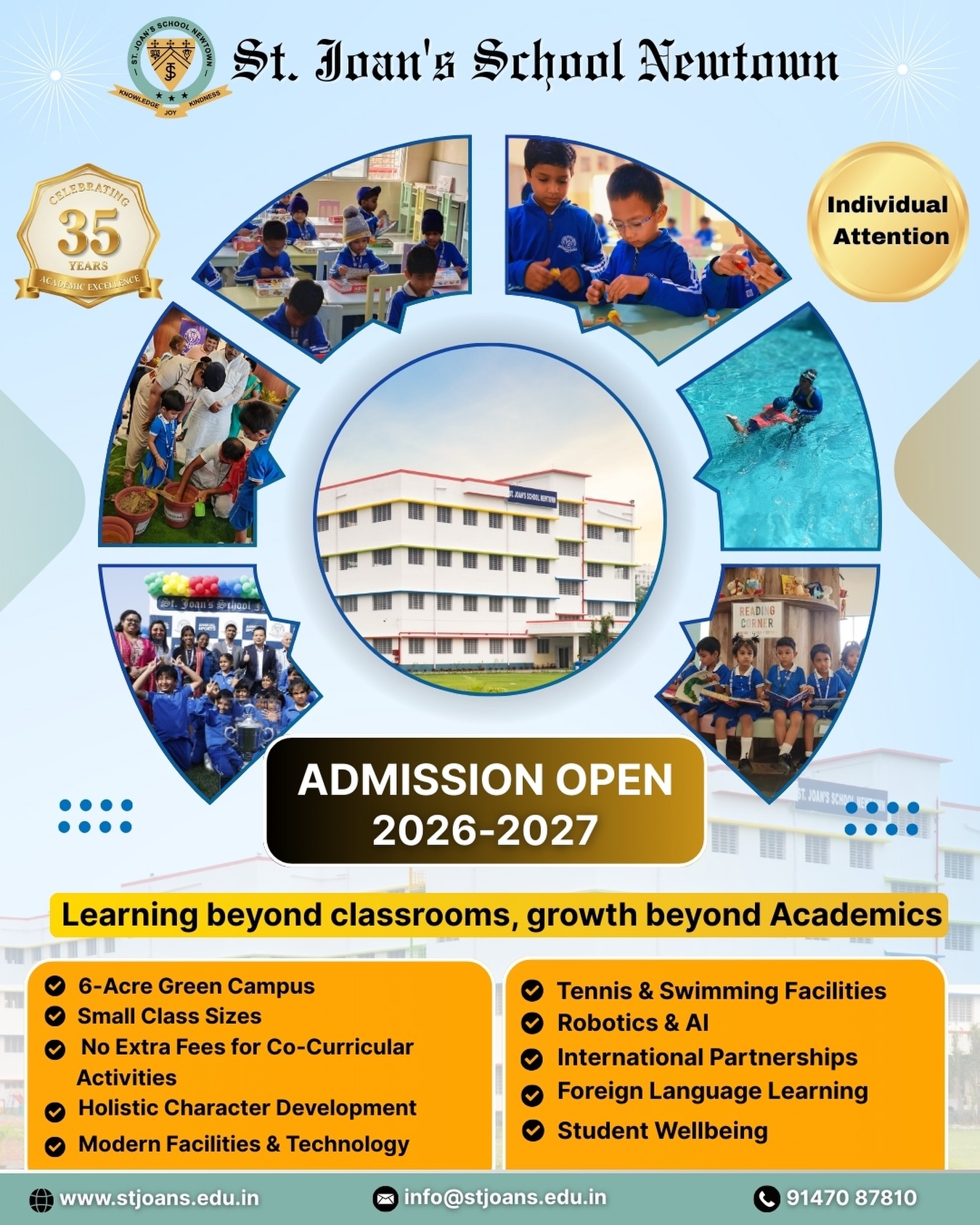 St. Joan's School Newtown Facebook ad: Admissions Open 2026-2027