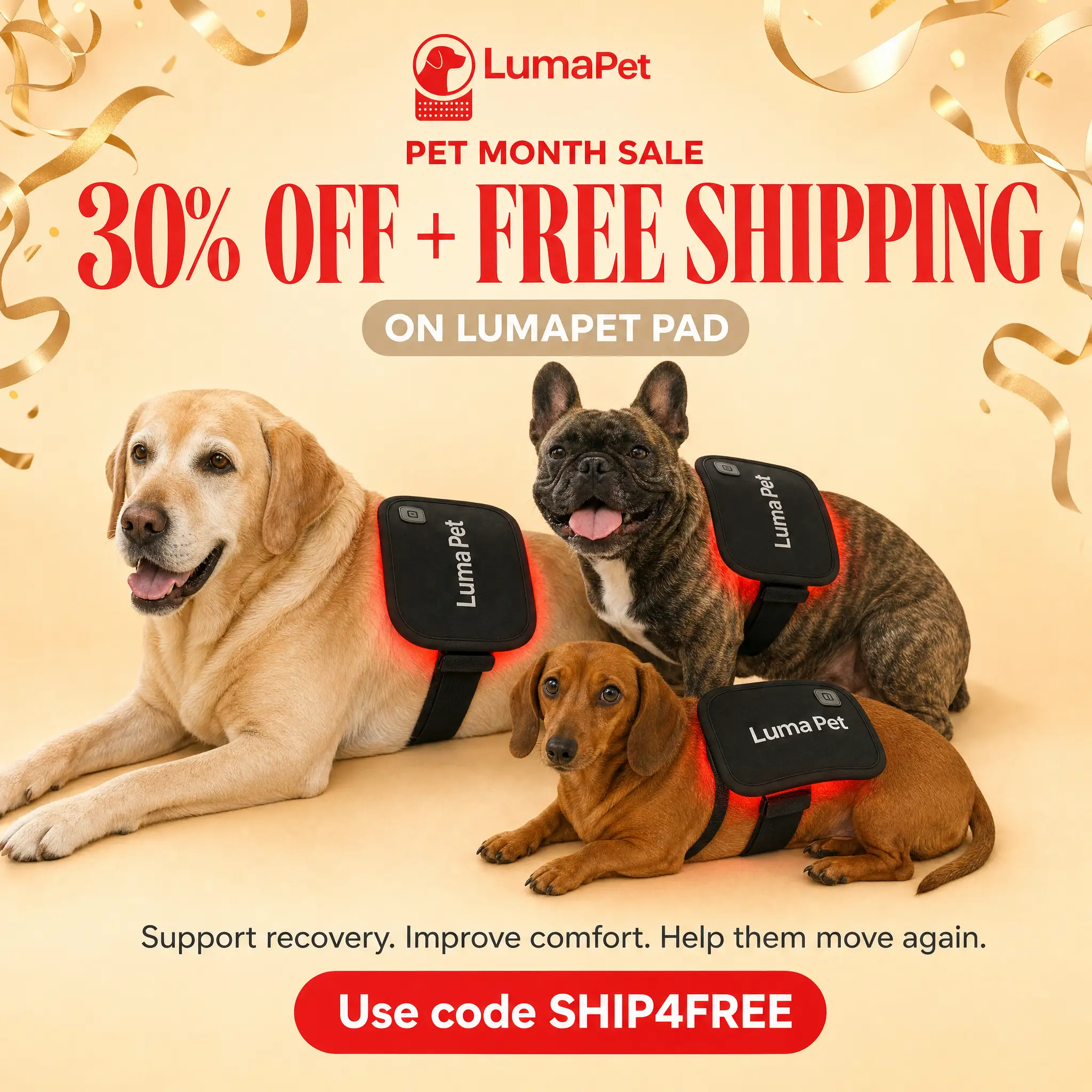 Luma Pet Facebook ad