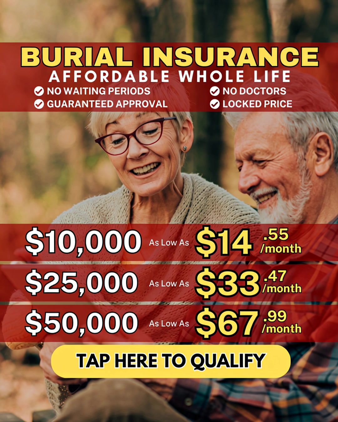 Easy Final Expense Facebook ad