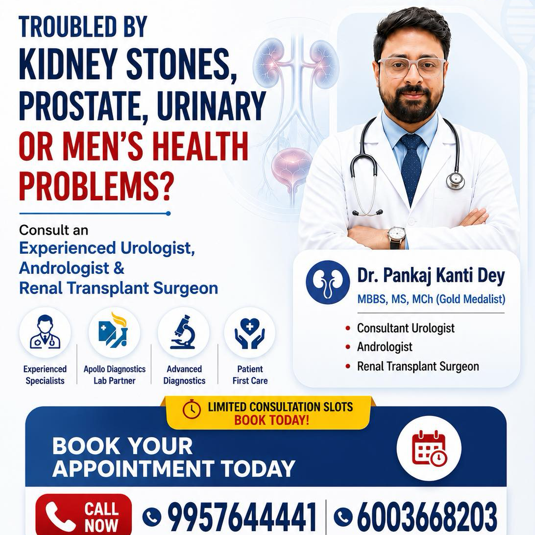Apollo Silchar Facebook ad: Troubled by Kidney Stones, Prostate, Urinary or Men’s…