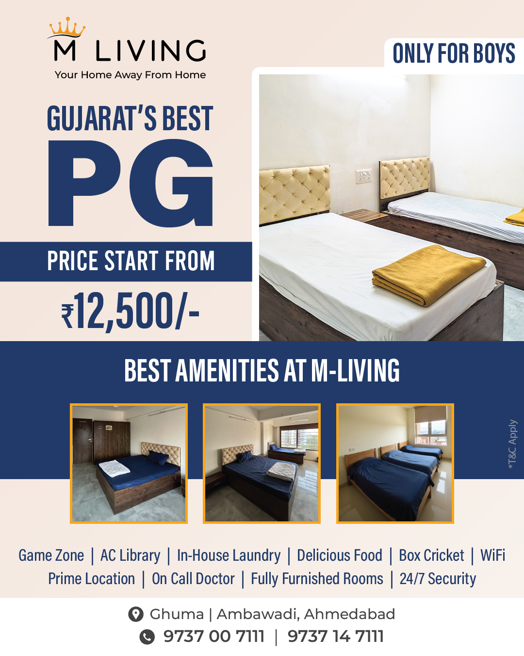 M Living Facebook ad