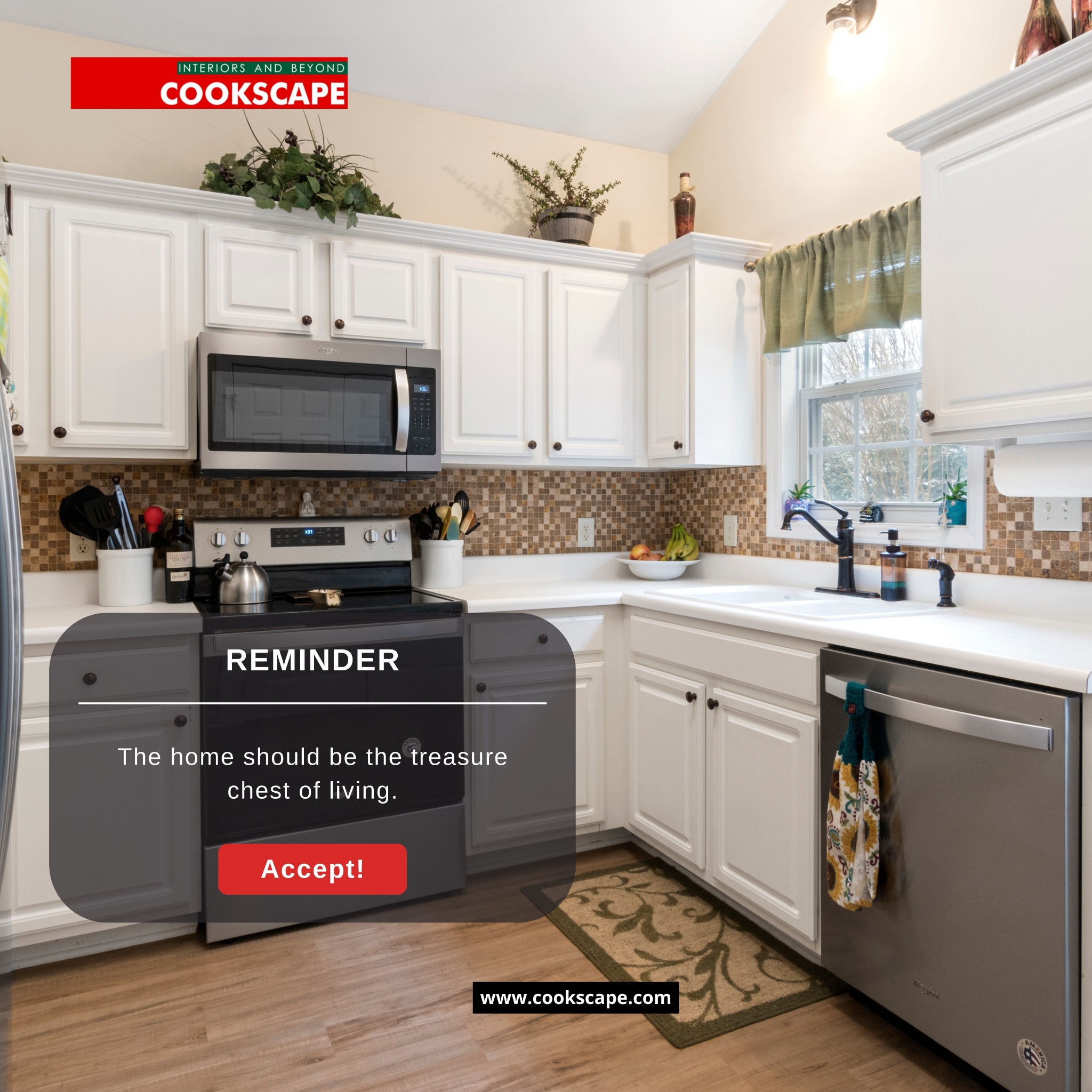 Cookscape - Interiors and Beyond Facebook ad from Jul 4, 2026