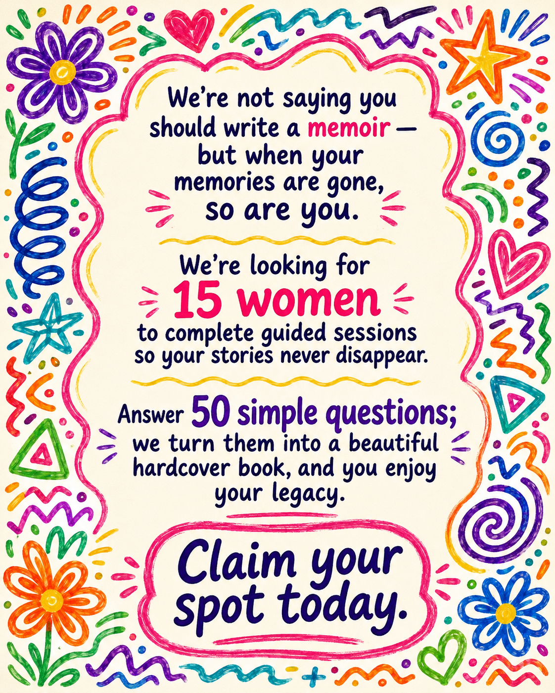 Memowrite Facebook ad