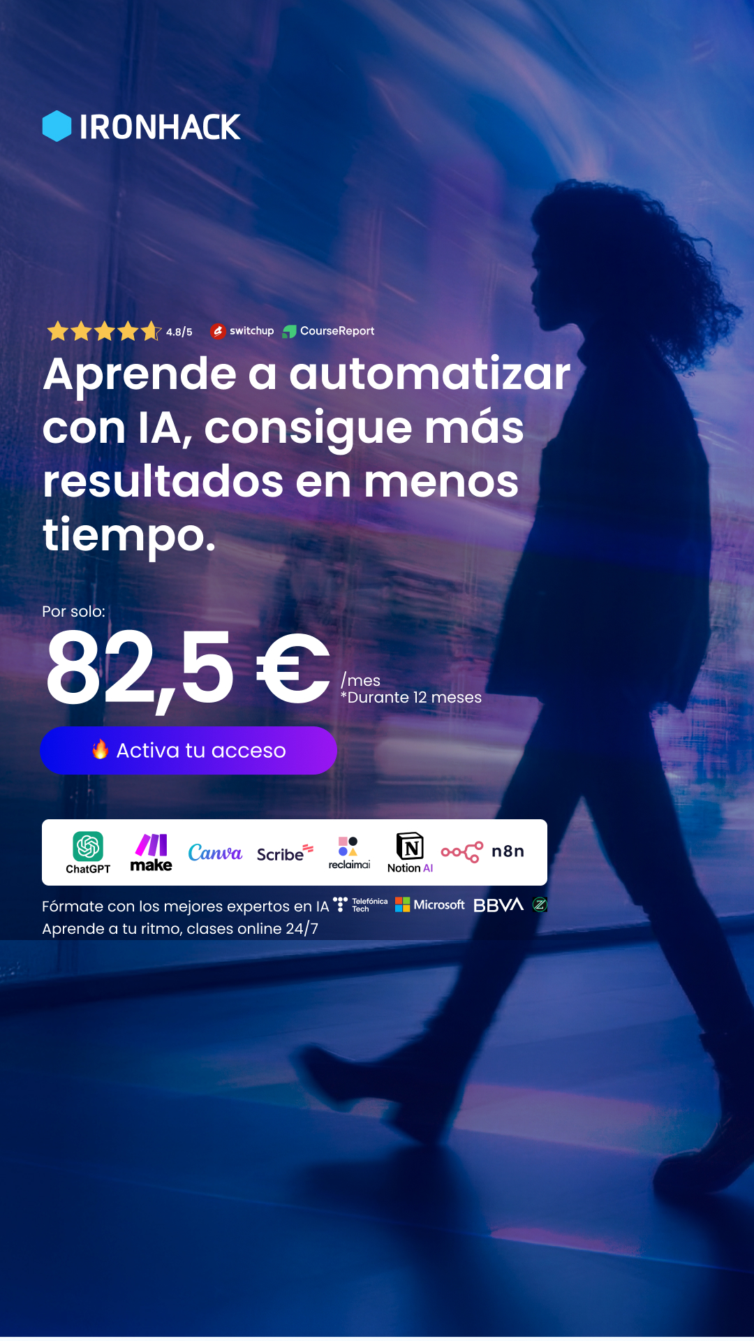 Ironhack Facebook ad from Dec 26, 2025